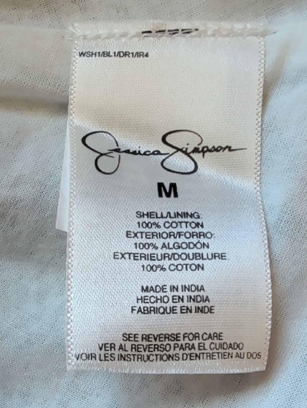 Jessica Simpson Black White Sleeveless Cutout Dress M Cross Front Cotton V-Neck - Picture 8 of 8